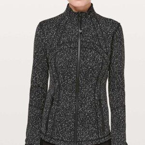 47. Lululemon Define Jacket Magnetized Jacquard Black White